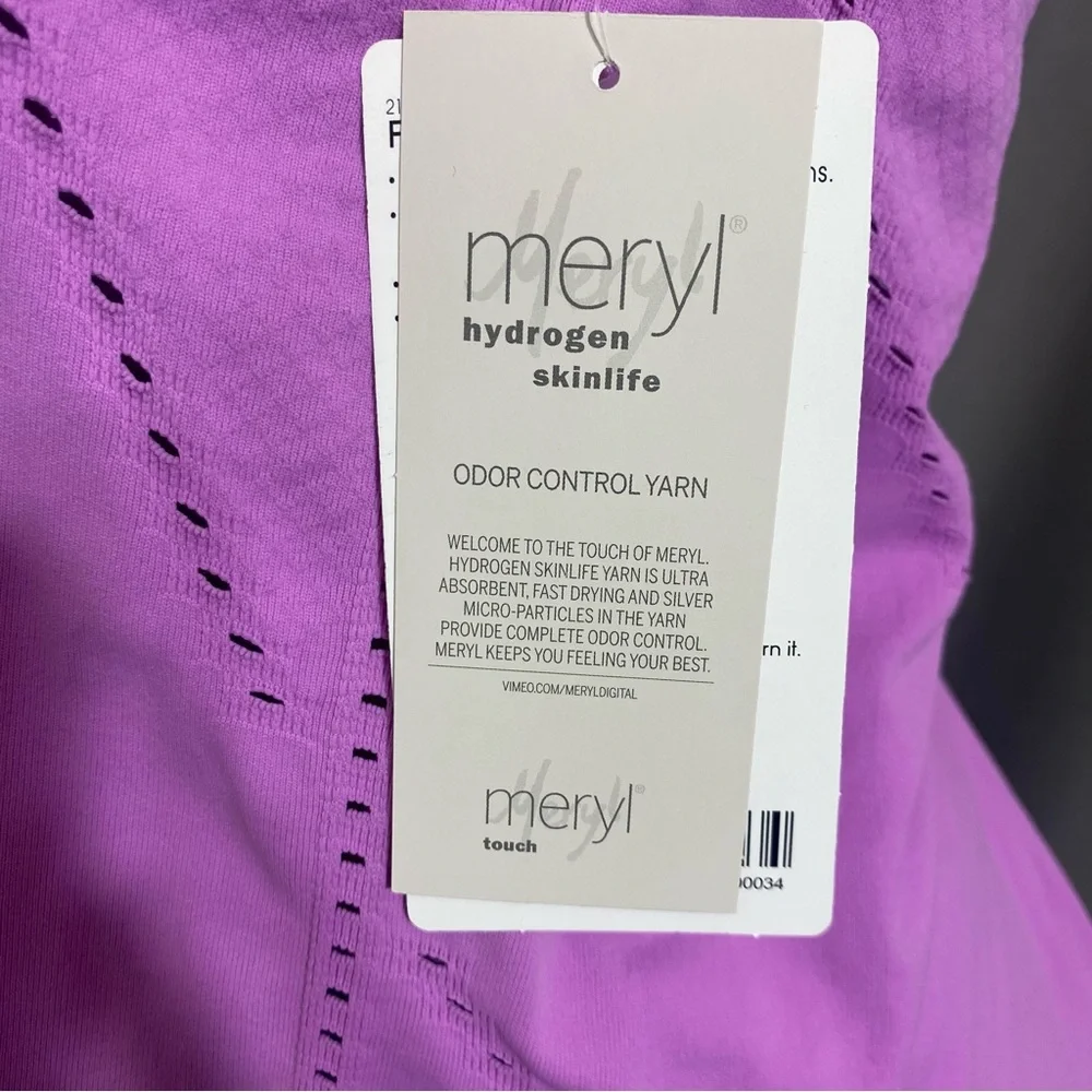 Athleta Foothilll Tank Top Plumeria Purple Medium Athletic Top - Picture 10 of 11